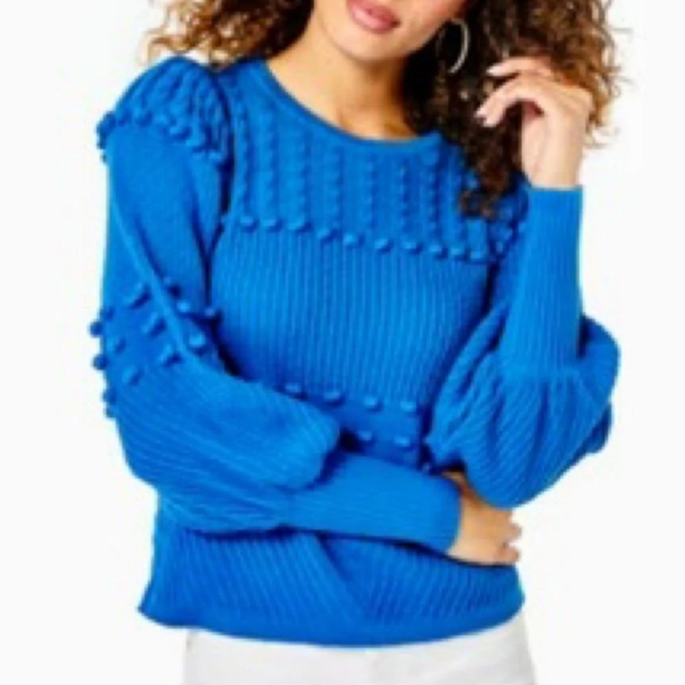 LILLY PULITZER Kippa Sweater in Blue Flare